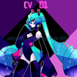 Hatsune Miku from Crypton (Design by me)