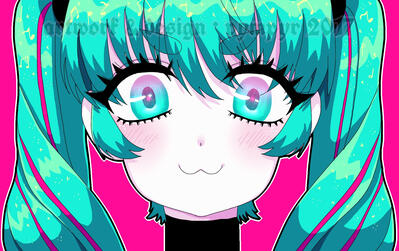 Hatsune Miku from Crypton (Design by me)