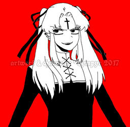 OC: Selena from The Fall of Salutis Town (Outdated design)